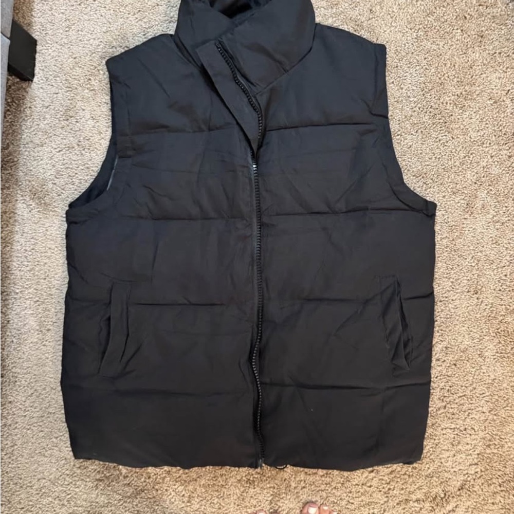 Black Puffer Vest